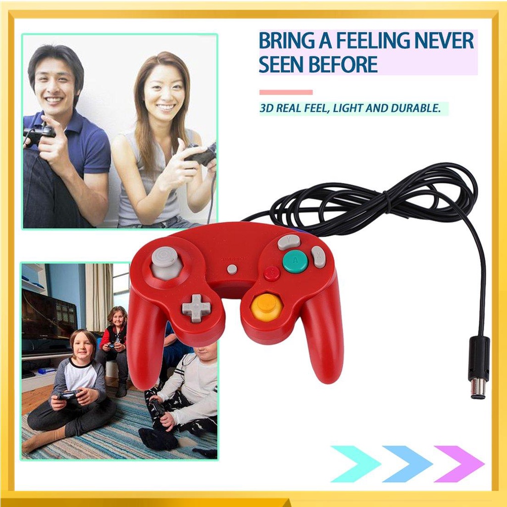 Tay cầm điều khiển chơi Game bằng nhựa có dây cho Nintend GameCube