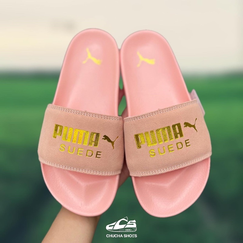 Dép Puma Hồng Cam Nhẹ Êm