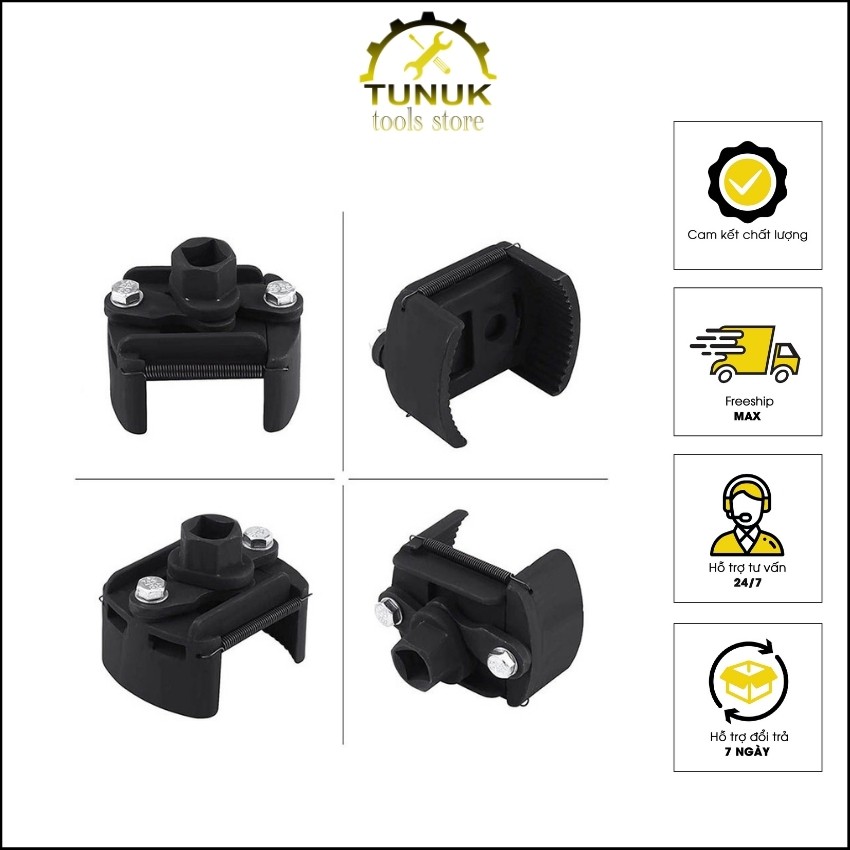 Vam tháo lọc nhớt TUNUK , cảo mở cốc lọc dầu ô tô xe con du lịch bán nguyệt đa năng