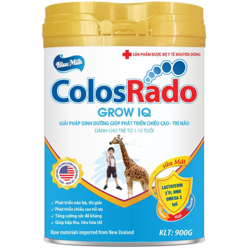 Sữa bột Colosrado IQ 900g