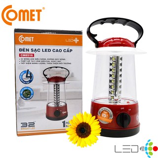Đèn sạc 32 bóng LED Comet CM8516 (Đỏ)