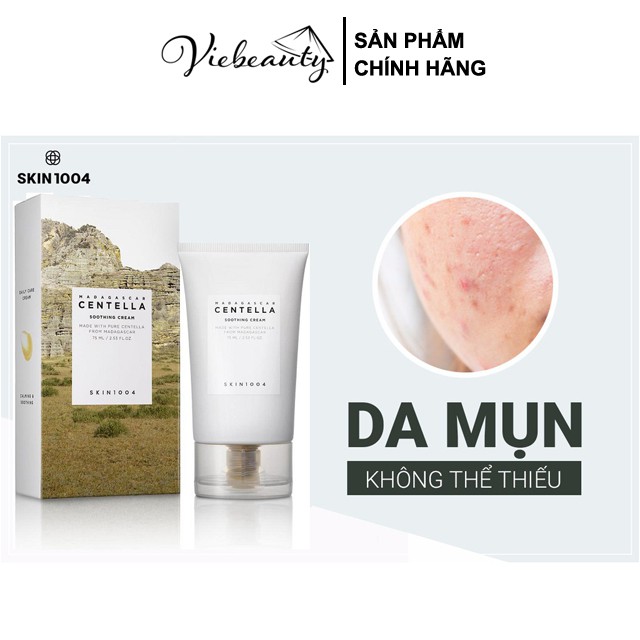 [Mã COS1904 giảm 8% đơn 300K] Kem Dưỡng Làm Dịu Da Skin1004 Madagascar Centella Soothing Cream 75ml - Viebeauty | BigBuy360 - bigbuy360.vn