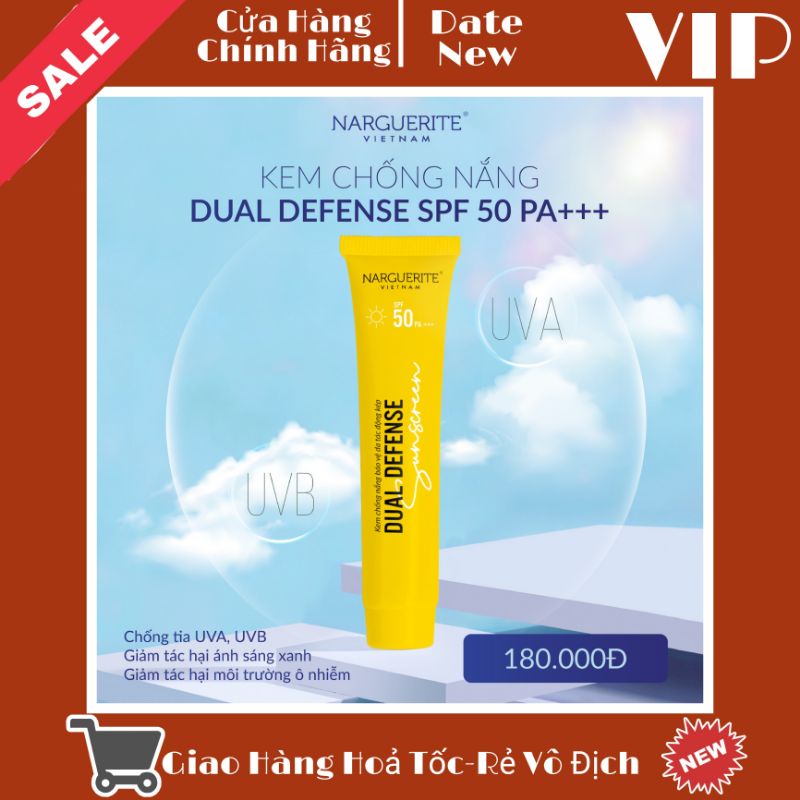 KEM CHỐNG NẮNG VẬT LÝ DUAL DEFENSE SUNSCREEN SPF 50 PA+++ ( 30g )