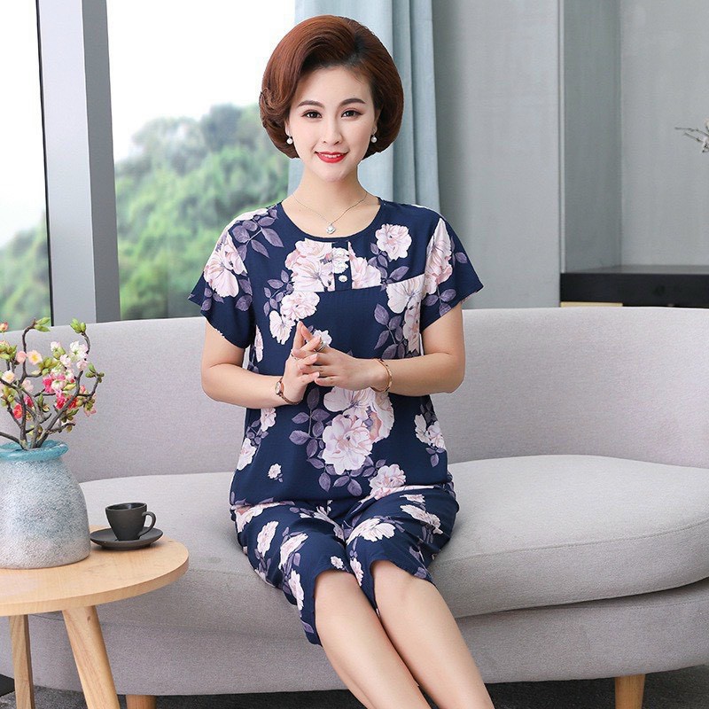 Thanh lý bộ cotton lụa trung niên cho mẹ có sẵn | BigBuy360 - bigbuy360.vn