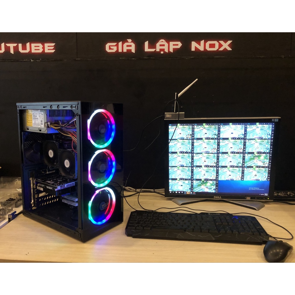 PC 12 NHÂN 24 LUỒNG CHẠY 15-20 NOX GIẢ LẬP GAME GIÁ RẺ