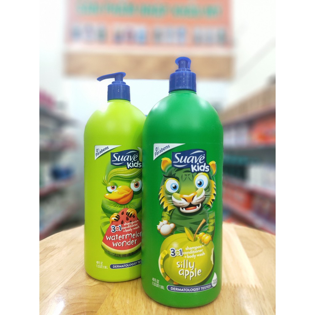 Suave Kids 3in1 Watermelon Wonder 1.18L