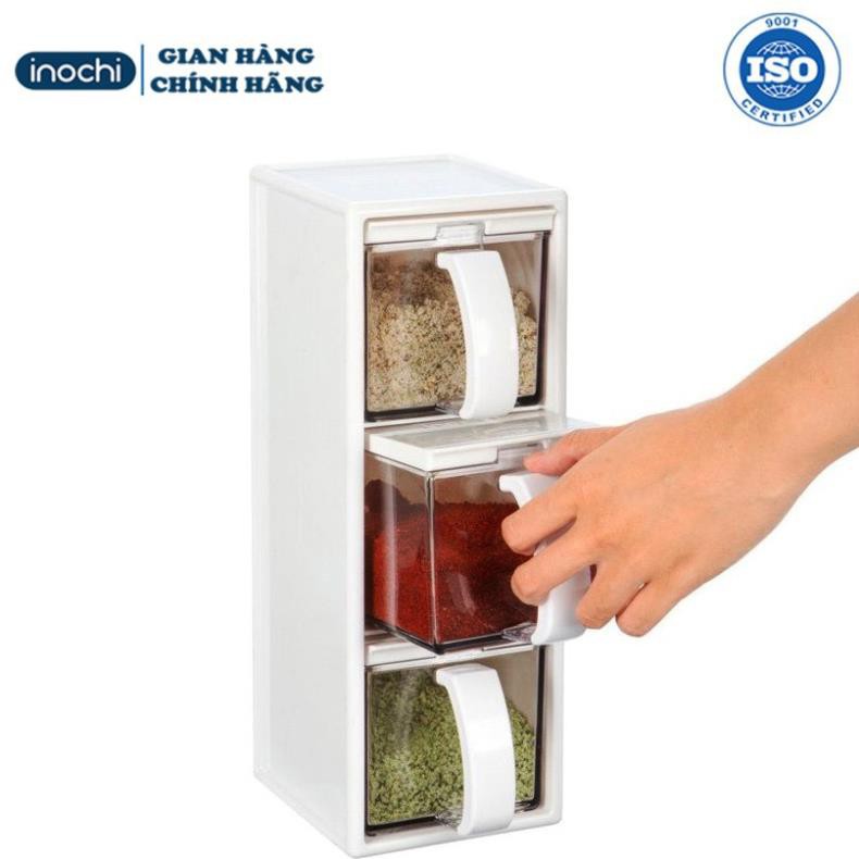 Hộp đựng gia vị, hũ gia vị nhà bếp cao cấp Inochi
