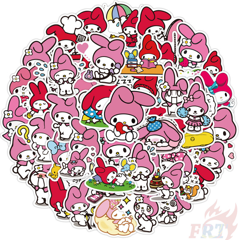 Bộ 50 Hình Dán Nhân Vật Hoạt Hình My Melody - Series 03 Sanrio