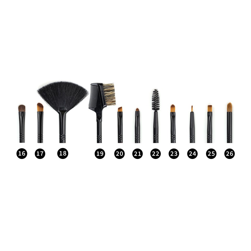 Set 26 Cọ Trang Điểm Mắt Sợi Tổng Hợp Tự Nhiên Thương Hiệu Ovw HM