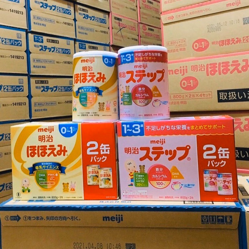 ( Date 06/2021 ) Sữa Meiji Số 9 (Meiji 1-3), Sữa Meiji Số 0 (Meiji 0-1) 800gr Nội Địa Nhật