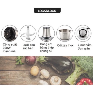 👍💁 MÁY XAY THỊT CỐI INOX LOCK&LOCK - EJM172 👍
