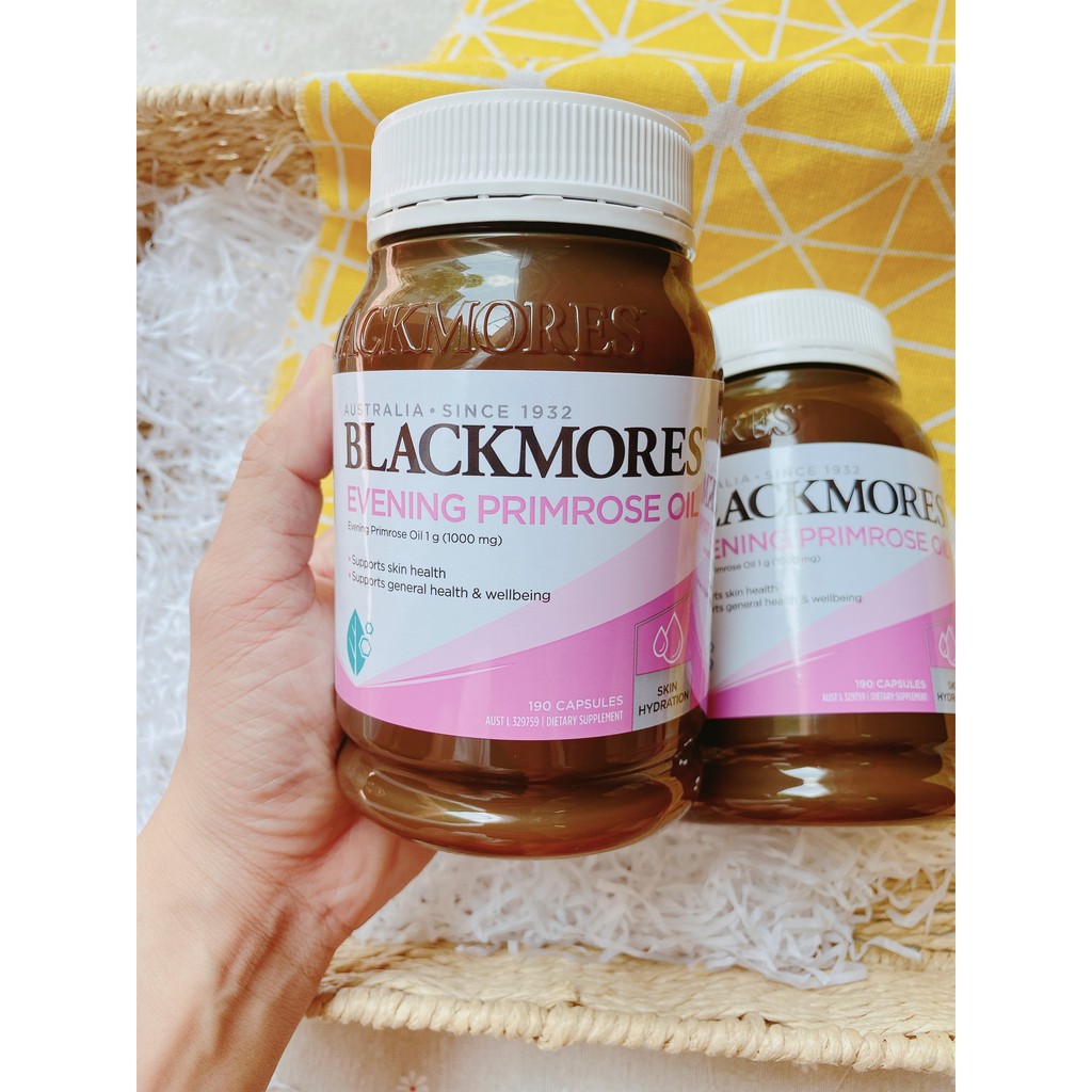 Tinh dầu Hoa Anh Thảo Blackmores Evening Primrose Oil 190 viên - Xuất xứ Úc | BigBuy360 - bigbuy360.vn