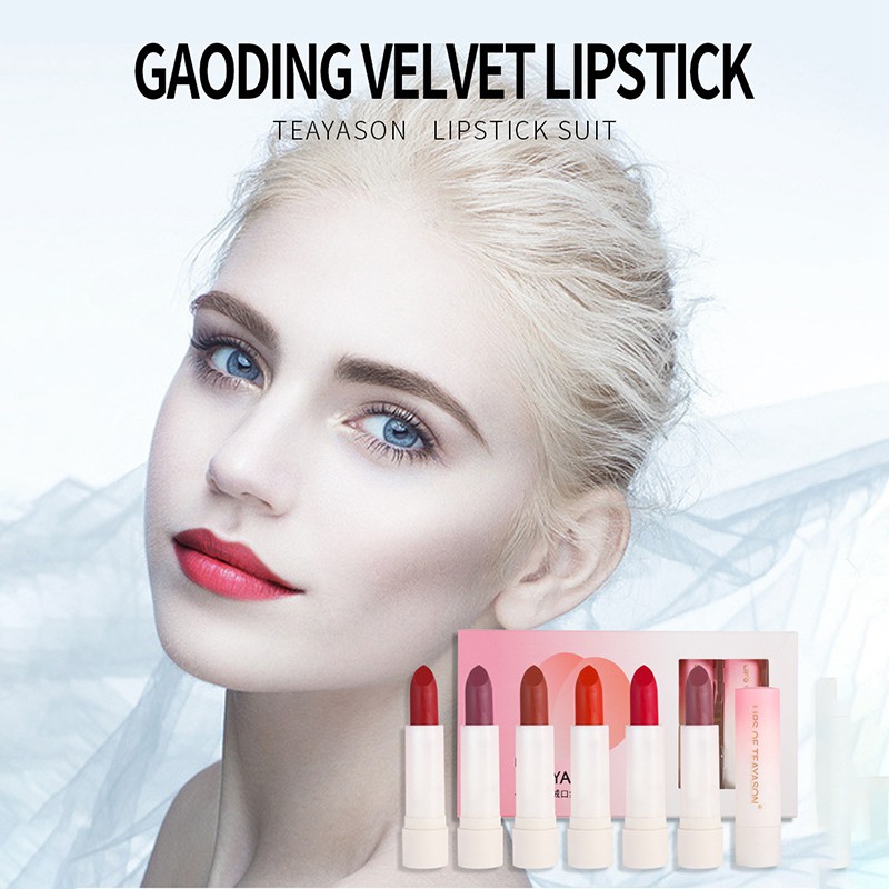 VEET (Hàng Mới Về) Son Sáp Teayason Tông Nhung Lì Chống Nước Lâu Trôi 6 Màu Tùy Chọn | BigBuy360 - bigbuy360.vn