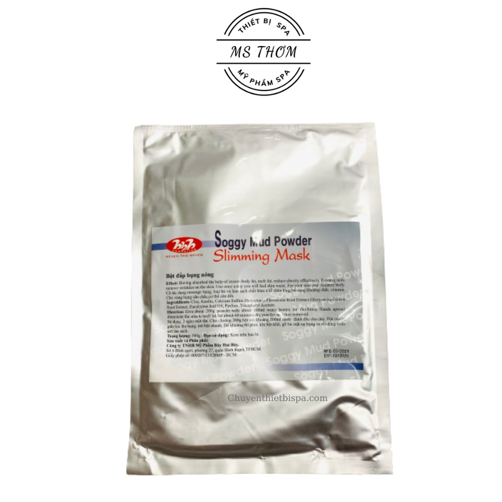 Bột đắp bụng săn cơ 500g chuyên dùng trong spa/TMV