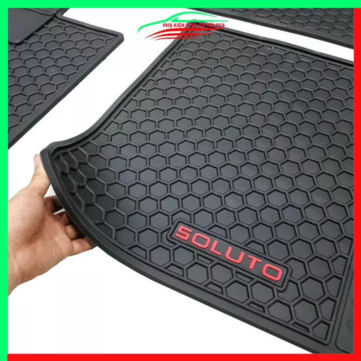 Thảm lót sàn cao su cho xe SOLUTO 2021-2022 hàng chuẩn theo xe chịu lực tốt