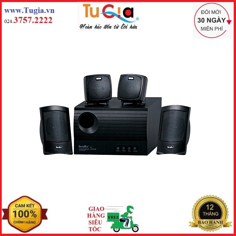Loa vi tính SOUNDMAX A4000 (4.1) 60W - Hàng Chính Hãng