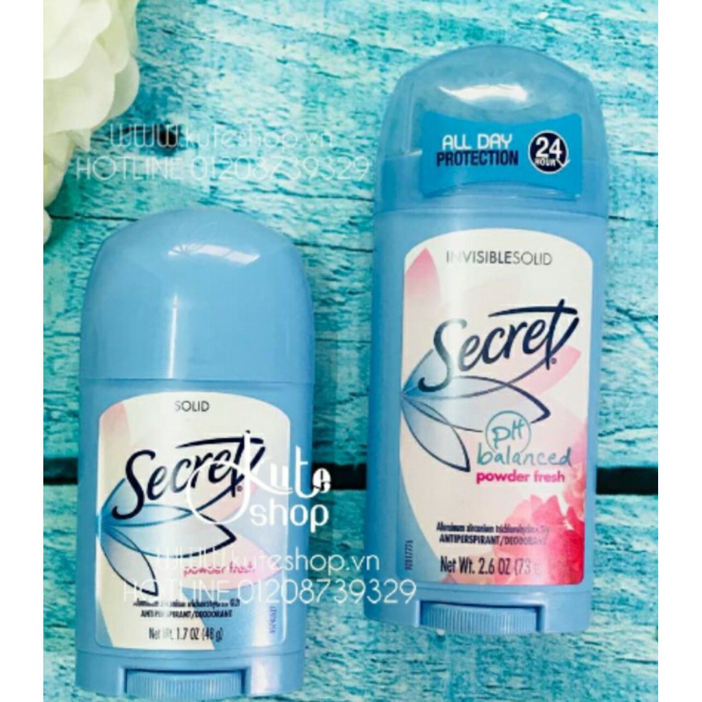 Lăn Khử Mùi Secret Nữ 48G