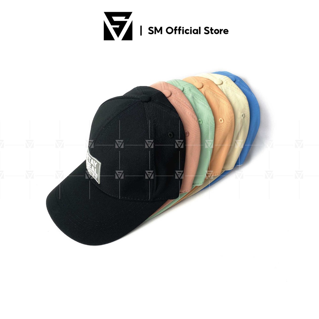 Mũ lưỡi trai nón kết logo cao su Stay Real nam nữ phong cách ulzzang Hàn Quốc - SMN021