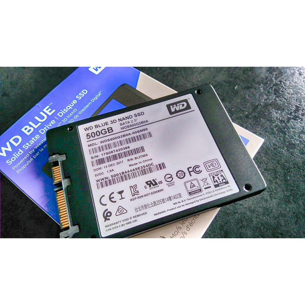 [Mã ELMS05 giảm 5% đơn 300k]Ổ Cứng SSD WD Blue S250G2B0A- Hàng Chính Hãng