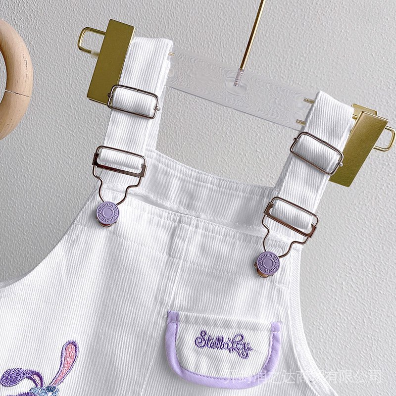 Set Áo Váy Yếm Phong Cách Hàn Quốc Thời Trang Mùa Hè Cho Bé Gái