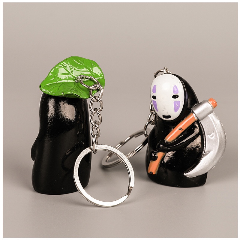 Móc khóa vô diện mini biểu cảm dễ thương độc đáo làm quà tặng bạn bè người thân, trang trí túi xách balo-Ráp