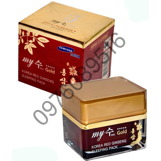 Kem Hồng Sâm Dưỡng Trắng Da Tổng Hợp My Gold Hàn Quốc, Hộp 50gr