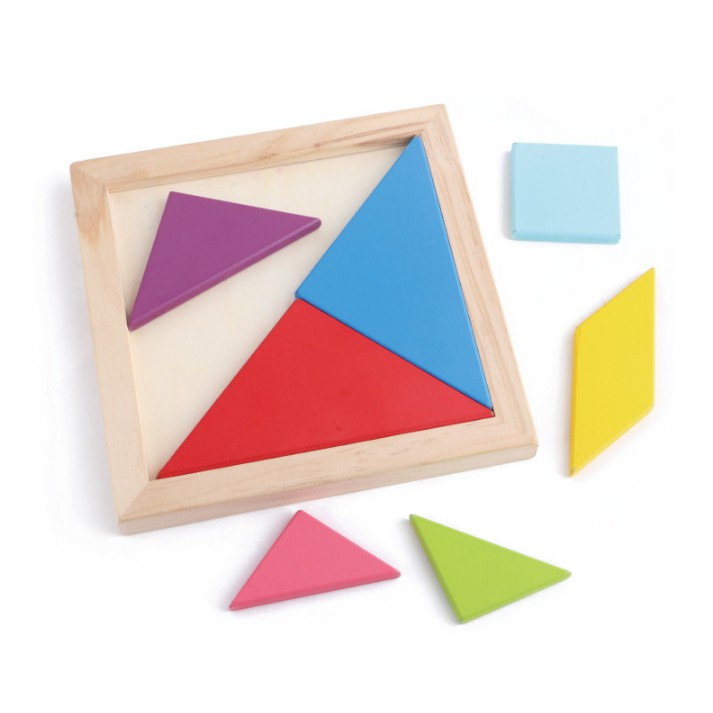 Đồ chơi ghép trí uẩn tangram size vừa cho bé