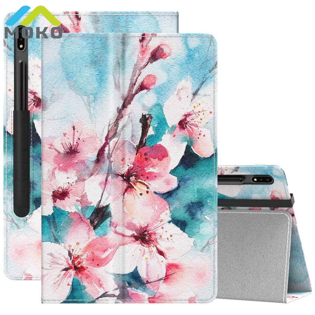 Bao Da Máy Tính Bảng PU Nắp Gập Ba Kiêm Giá Đỡ Thông Minh Cho Samsung Galaxy Tab S8 11" 2022/S7 11" 2020 SM-T870/SM-T875