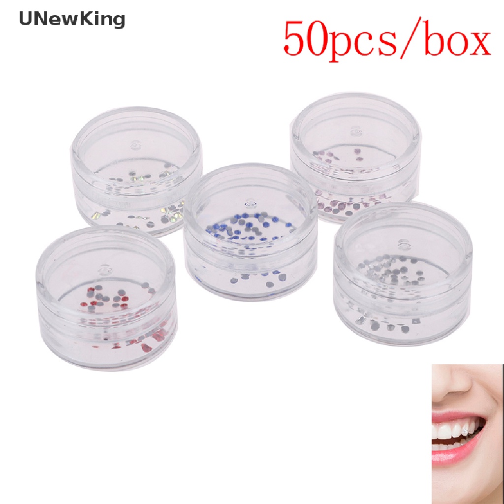 Hộp 50 Viên Đá Acrylic Trong Suốt Dùng Để Trang Trí Răng | BigBuy360 - bigbuy360.vn