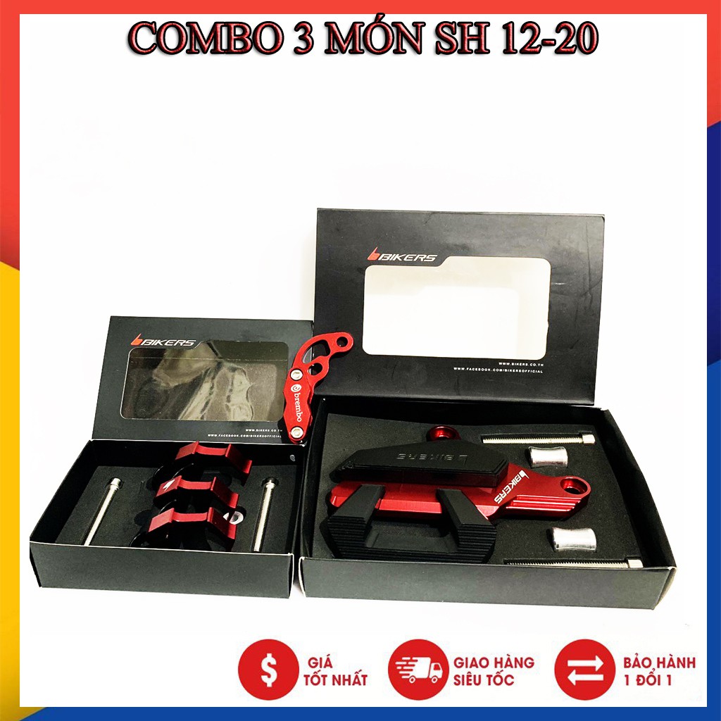 COMBO BỘ BIKER CNC CAO CẤP CHO SH 2017-2019  ( chi tiết liệt kê bên dưới)
