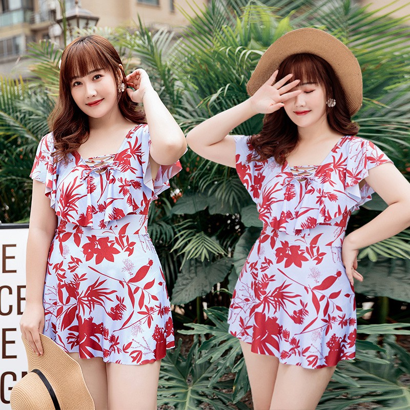 [Hàng Order] [ sẵn xanh] Bộ Bikini 1 Mảnh cho người béo bigsize mã VT 71