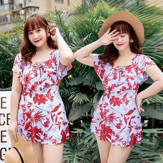 [Hàng Order] [ sẵn xanh] Bộ Bikini 1 Mảnh cho người béo bigsize mã VT 71