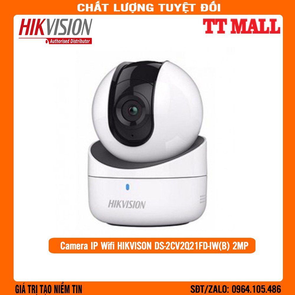 . Camera IP Wifi Robot 2MP HIKVISION DS-2CV2Q21FD-IW(B) - CHÍNH HÃNG . .