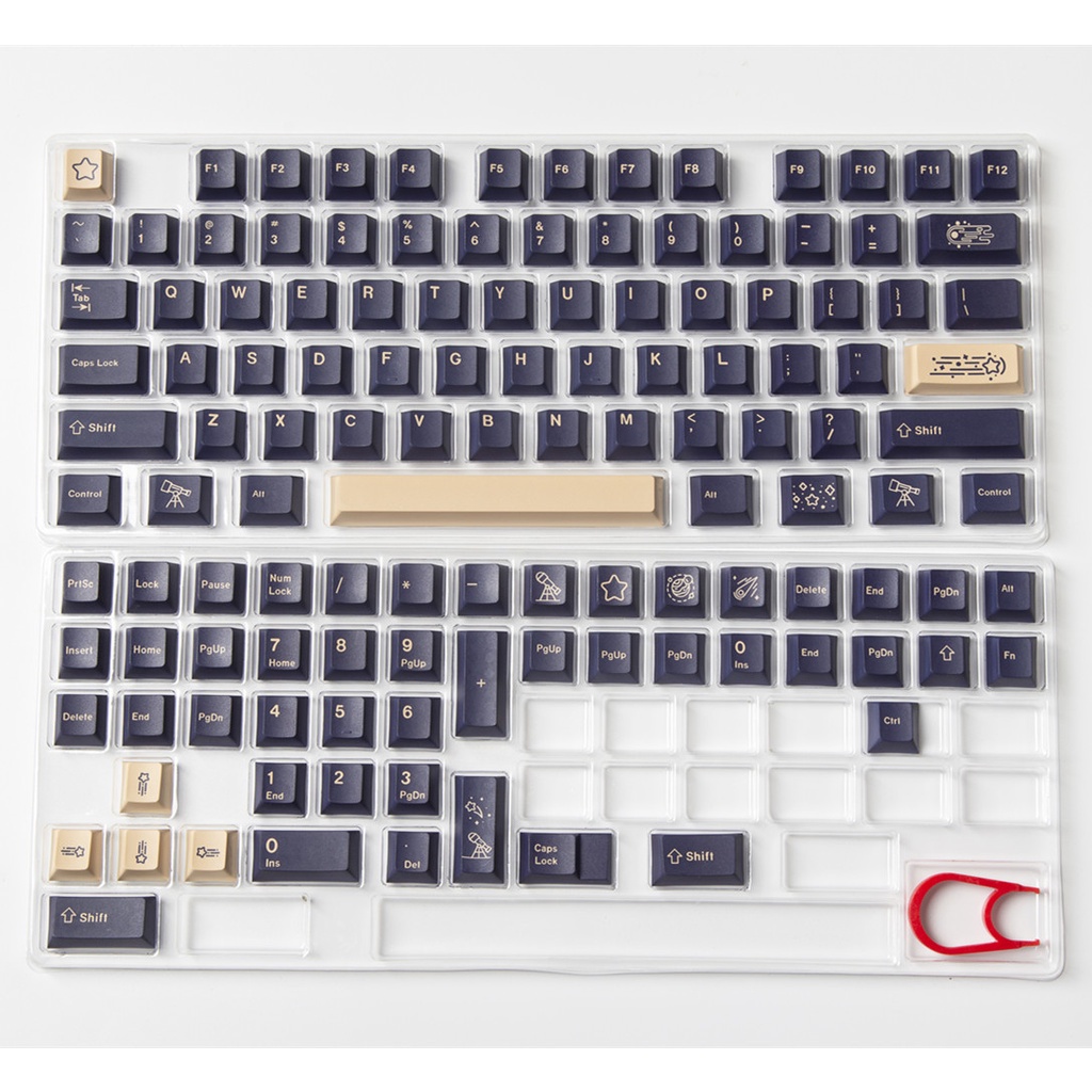 124 Phím GMK Stargaze Keycaps Cherry Profile Bàn phím cơ PBT DYE SUB Bàn phím cơ Keycap