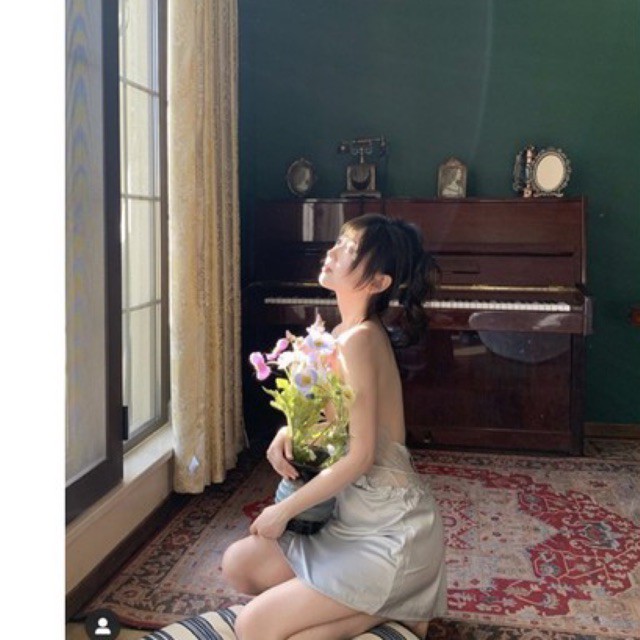 Váy Ngủ Lụa Cao Cấp Phối Ren Ngực 7818 | BigBuy360 - bigbuy360.vn