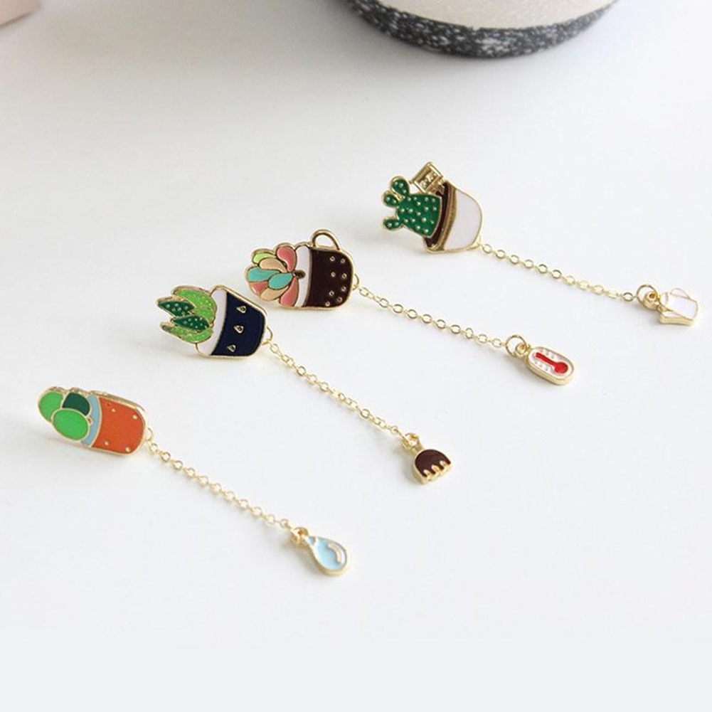 Ghim Cài Áo Hình Chậu Xương Rồng Đáng Yêu