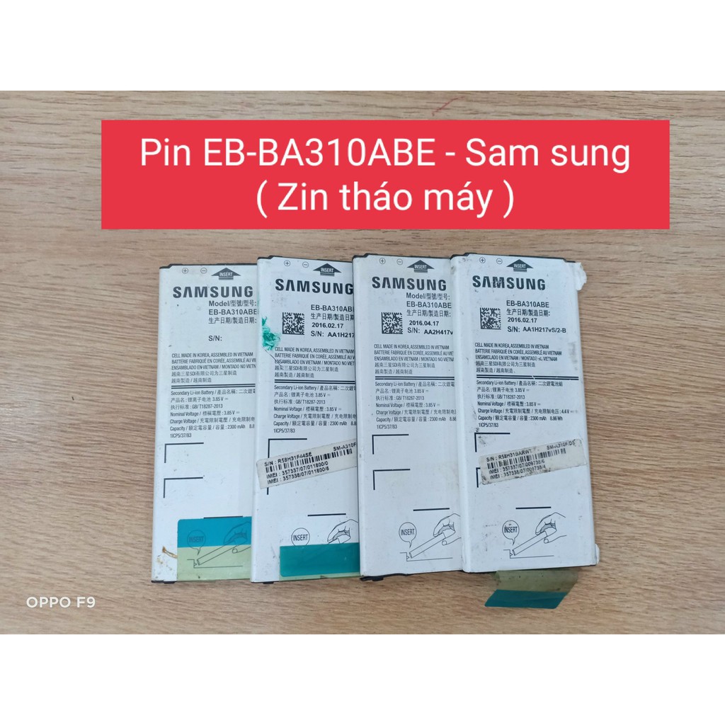 Pin A3 2016- A310 - EB-BA310ABE - Sam sung - (Zin tháo máy)