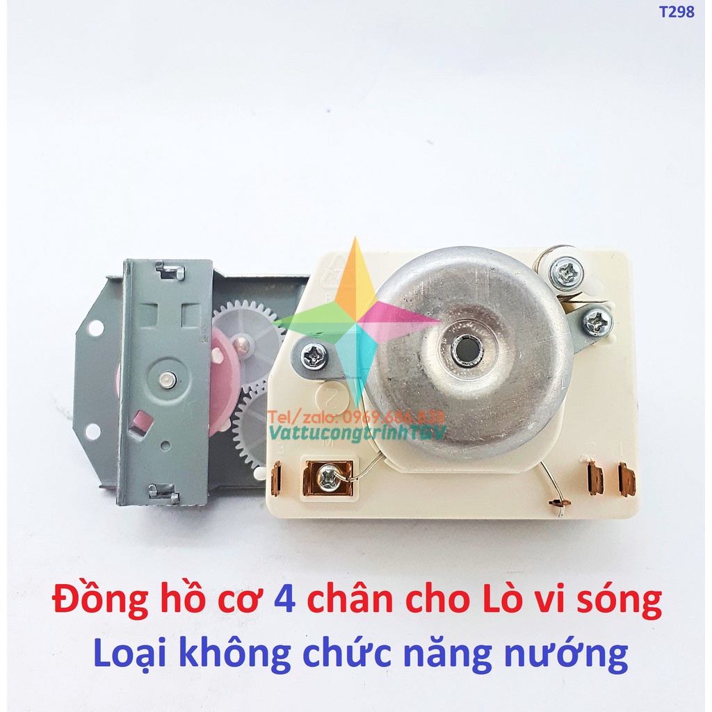 Đồng hồ cơ 4 chân cho Lò vi sóng không nướng