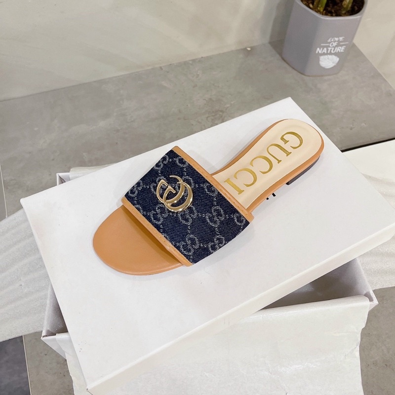 Dép quai ngang nữ G.G với thiết kế thời trang , màu sắc họa tiết siêu đẹp. Hình shop tự chụp | BigBuy360 - bigbuy360.vn