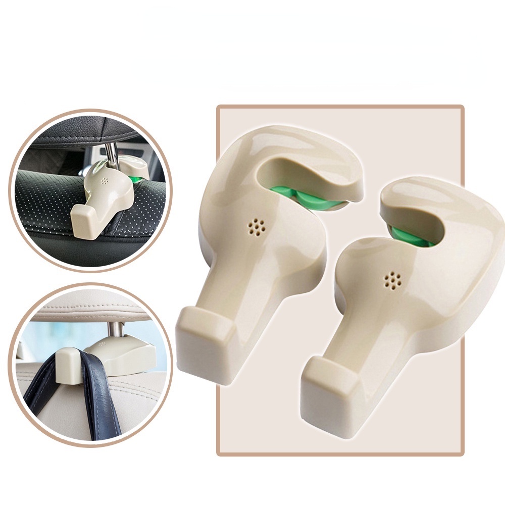 Móc Đôi Treo Đồ Đa Năng Gắn Xe Hơi Tiện Dụng