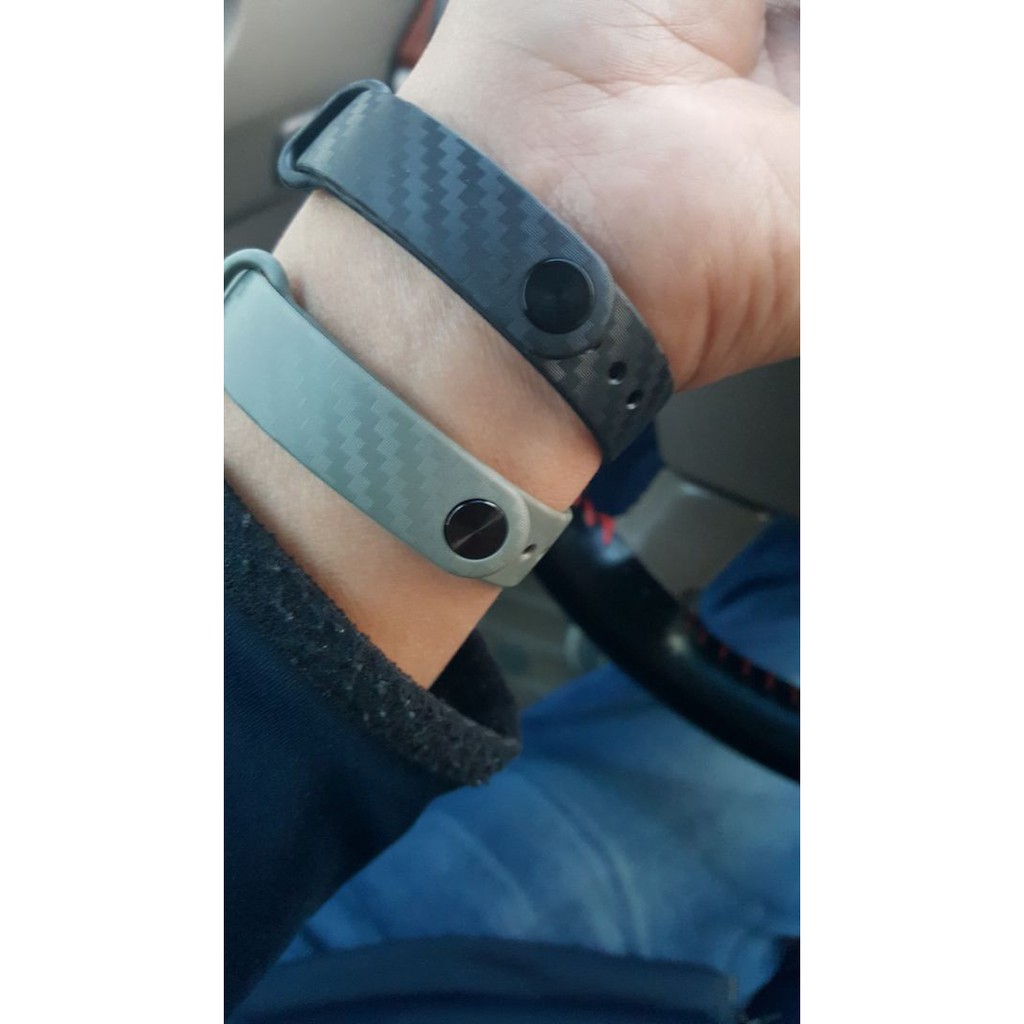 Dây đeo đồng thay thế bằng silicone cho for Xiaomi Mi Band 2