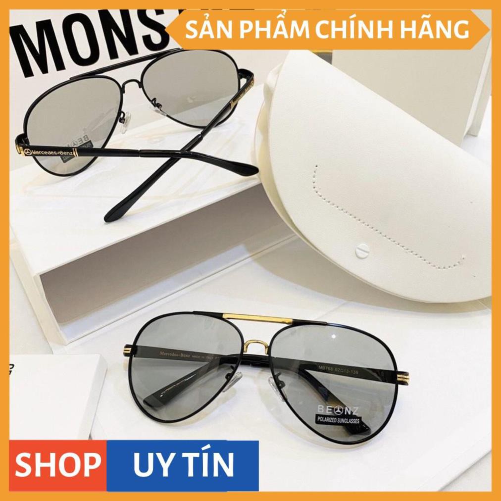 Kính mát nam cao cấp tròng kính đổi màu khi đi ra nắng, đổi màu theo nhiệt độ - Mắt kính chống tia UV kiểu mới JJMER768 | BigBuy360 - bigbuy360.vn