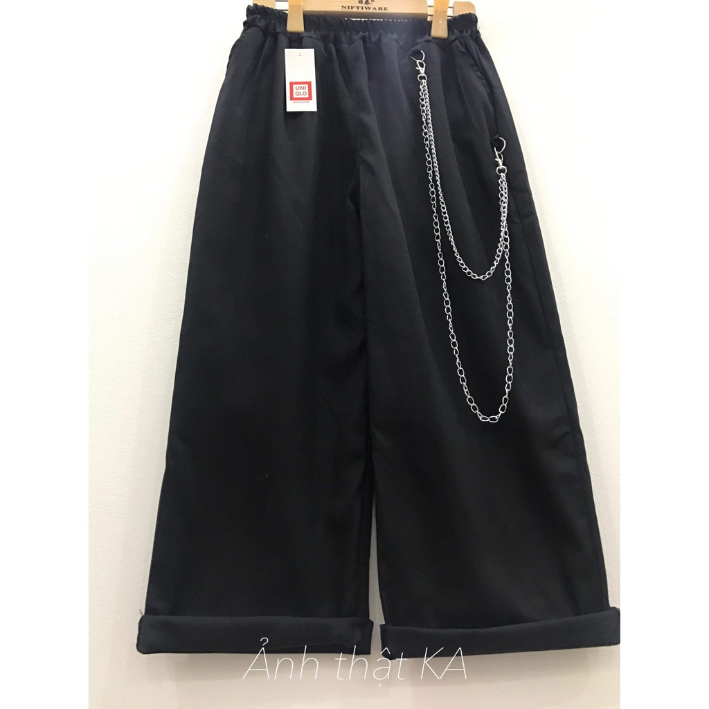 [Mã FASHIONT4WA2 giảm 10K đơn 50K] Quần ổng rộng chun xích chất kaki KAN0220 | BigBuy360 - bigbuy360.vn