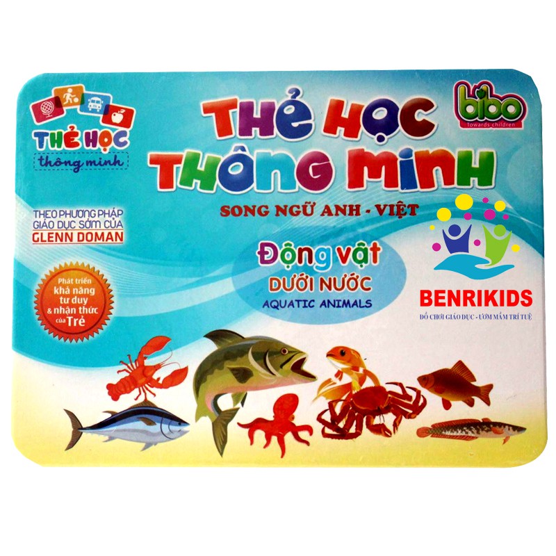 Bộ Thẻ Học Song Ngữ Thông Minh Bibo Chủ Đề Nghề Nghiệp Cho Bé