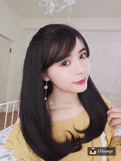 Tóc giả kẹp U cụp 50cm KU04