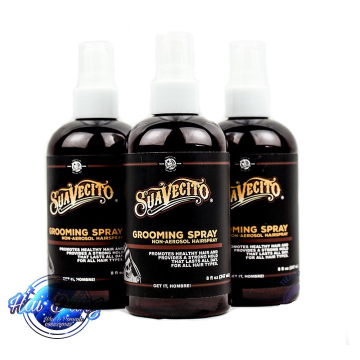 [CHÍNH HÃNG USA] Xịt tạo phồng Suavecito Grooming Spray 237ml - CHÍNH HÃNG USA