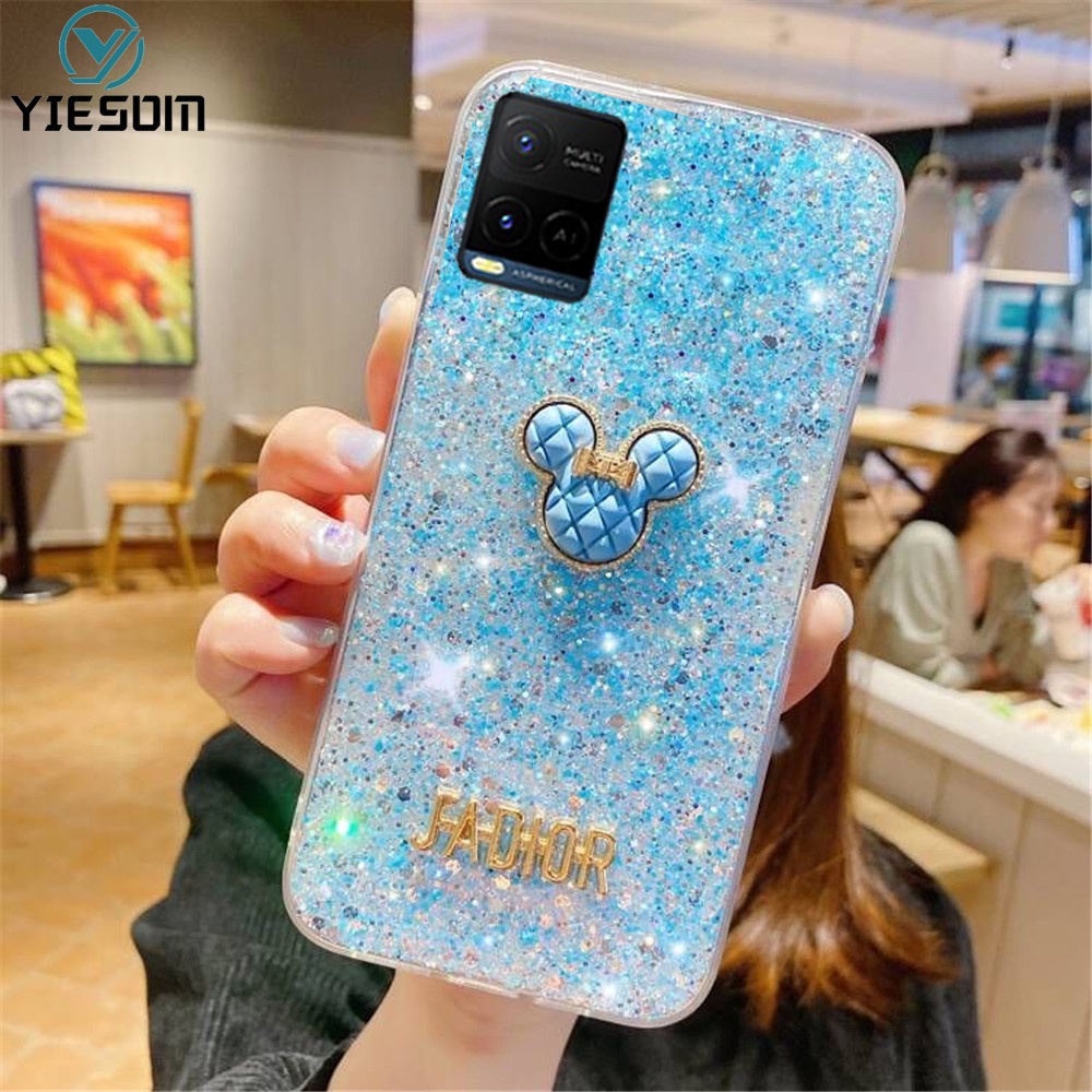 Ốp Điện Thoại Silicon Hoạt Hình Dễ Thương Cho Vivo Y15S Y15A Y01 Y21S Y33S Y21 Y21A Y20S Y12S Y20 2021 Y12 Y15 Y17 Y53S Y95 Y91 Y1S