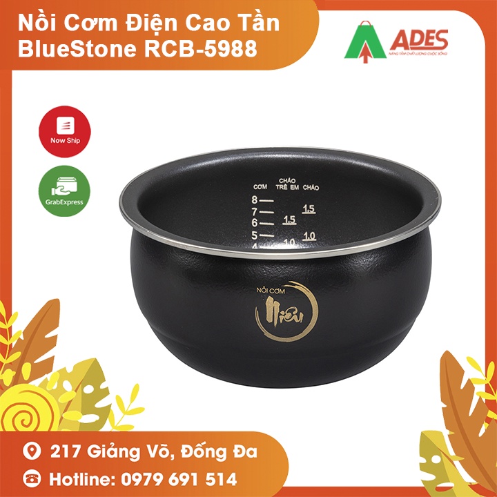 [Mã 154ELSALE2 giảm 7% đơn 300K] Nồi Cơm Điện Cao Tần BlueStone RCB-5988 1.5L | Mới