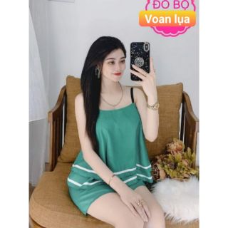 Combo 3 bộ đùi voan freesize 45kg-55kg