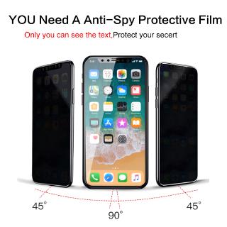 Kính cường lực chống nhìn trộm cho Iphone 11 Pro 6 7 8 Plus Xs X Xsmax